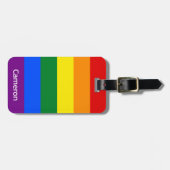 Gay Pride Personalisiert Gepäckanhänger (Vorderseite horizontal)
