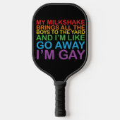 Gay Pride Pickleball Paddle (Vorderseite)