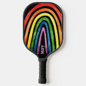 Gay Pride Pickleball Paddle (Rückseite)
