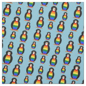Gay Pride Pinguin — LGBT Pinguin Stoff (Muster)