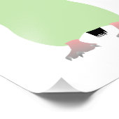 Gay Pride Pinguine halten Hände Fotodruck (Ecke)