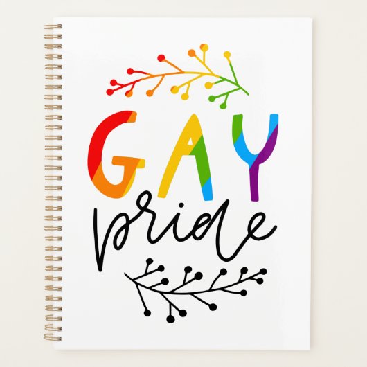 Gay Pride Planer (Vorderseite)