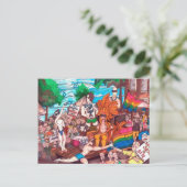 Gay Pride Postcard von Thompson Kellett Postkarte (Stehend Vorderseite)