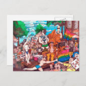 Gay Pride Postcard von Thompson Kellett Postkarte (Vorne/Hinten)
