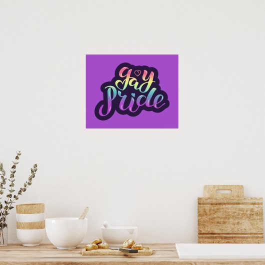 Gay Pride Poster (Küche)