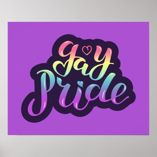 Gay Pride Poster (Vorne)