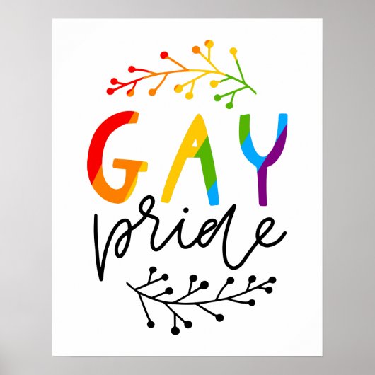 Gay Pride Poster (Vorne)