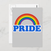 Gay Pride Postkarte (Vorne/Hinten)
