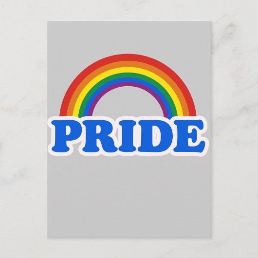 Gay Pride Postkarte (Vorderseite)