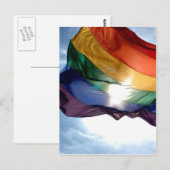 Gay Pride Postkarte (Vorne/Hinten)