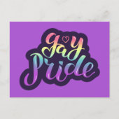 Gay Pride Postkarte (Vorderseite)