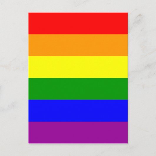 Gay Pride Postkarte (Vorderseite)