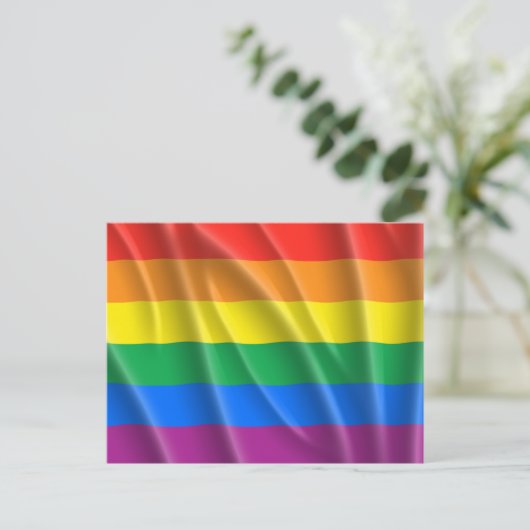 GAY PRIDE POSTKARTE (Stehend Vorderseite)