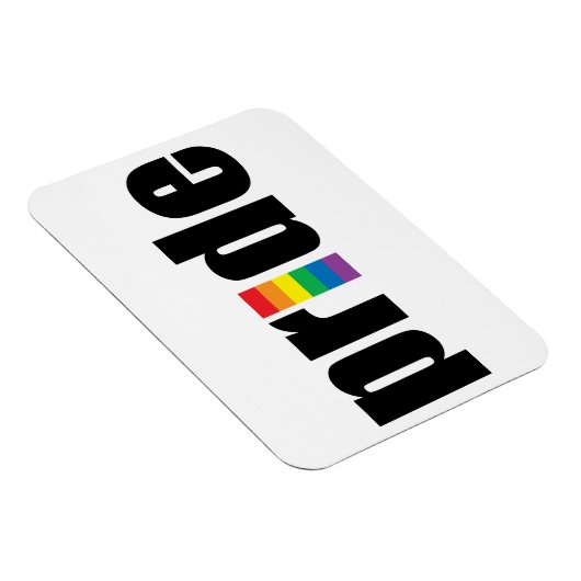 Gay Pride Premium Magnet (Rechte Seite)