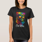 Gay Pride Purride Cat Mutter LGBT Monat Niedlich T-Shirt (Vorderseite)