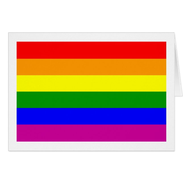 Gay Pride Rainbow (Vorderseite (Horizontal))