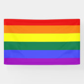 Gay Pride Rainbow Banner (Horizontal)