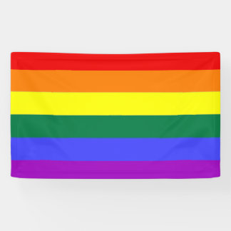 Gay Pride Rainbow Banner
