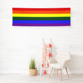 Gay Pride Rainbow Banner (Insitu)
