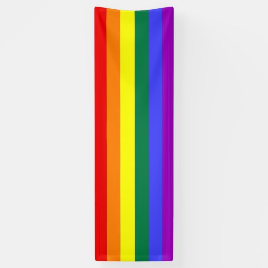 Gay Pride Rainbow Banner (Vertikal)