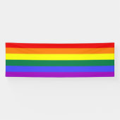 Gay Pride Rainbow Banner (Horizontal)