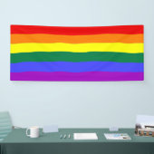 Gay Pride Rainbow Banner (Messe)