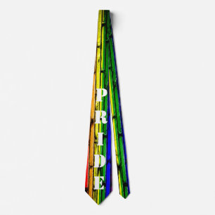 Gay Pride Rainbow Bricks Krawatte