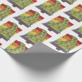 Gay Pride Rainbow Christmas Tree Geschenkpapier (Ecke)