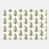 Gay Pride Rainbow Christmas Tree Muster Geschenkpapier Set (Vorderseite 2)