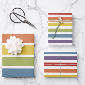 Gay Pride Rainbow Collection Geschenkpapier Set