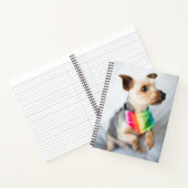 Gay Pride Rainbow Dog | Yorkshire Terrier Notizblock (Innenseite)