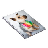Gay Pride Rainbow Dog | Yorkshire Terrier Notizblock (Rechte Seite)