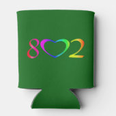 Gay Pride Rainbow Dosenkühler (Rückseite)