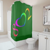 Gay Pride Rainbow Duschvorhang (Beispiel)