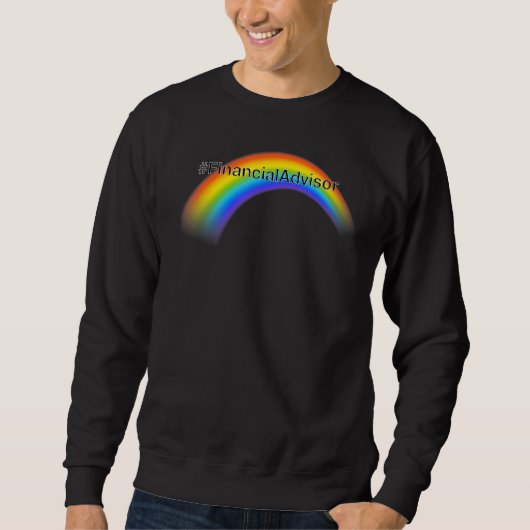 Gay Pride Rainbow FinancialAdvisor Sweatshirt (Vorderseite)