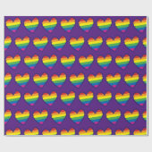 Gay Pride Rainbow Flag Liebe Geschenkpapier (Flach)