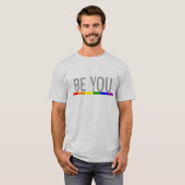 Gay Pride Rainbow Flag sein T-Shirt (Vorne ganz)