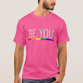 Gay Pride Rainbow Flag sein T-Shirt (Vorderseite)