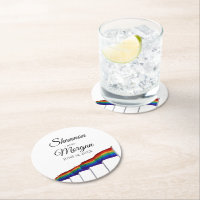 Gay Pride Rainbow Flags LGBTQ Hochzeit