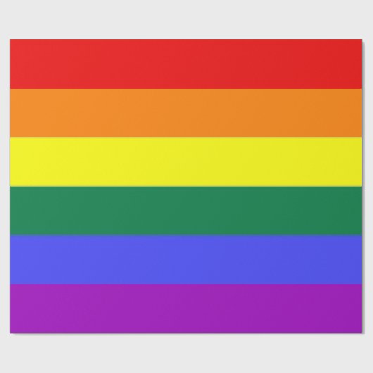 Gay Pride Rainbow Geschenkpapier (Flach)