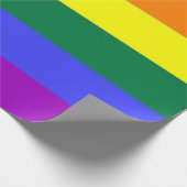 Gay Pride Rainbow Geschenkpapier (Ecke)
