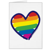 Gay Pride Rainbow Heart (Vorne)