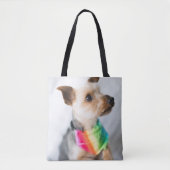 Gay Pride Rainbow Hund| Yorkshire Terrier Tasche (Vorderseite)