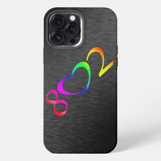 Gay Pride Rainbow iPhone Hülle (Rückseite)