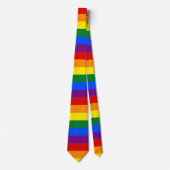 Gay Pride Rainbow Krawatte (Vorderseite)