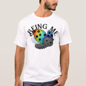 Gay Pride Rainbow Ladybug T-Shirt (Vorderseite)