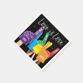 Gay Pride Rainbow LGBT Party Napkin Serviette (Ecke)