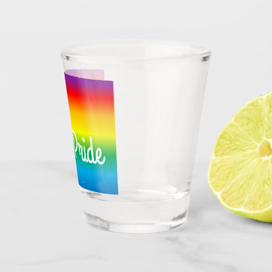 Gay Pride Rainbow LGBT Shotglas Schnapsglas (Rechts)