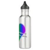 Gay Pride Rainbow Liebe Flaschen Edelstahlflasche (Rechts)