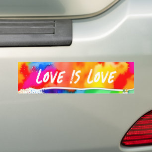 Gay Pride Rainbow Liebe ist Liebe Autoaufkleber